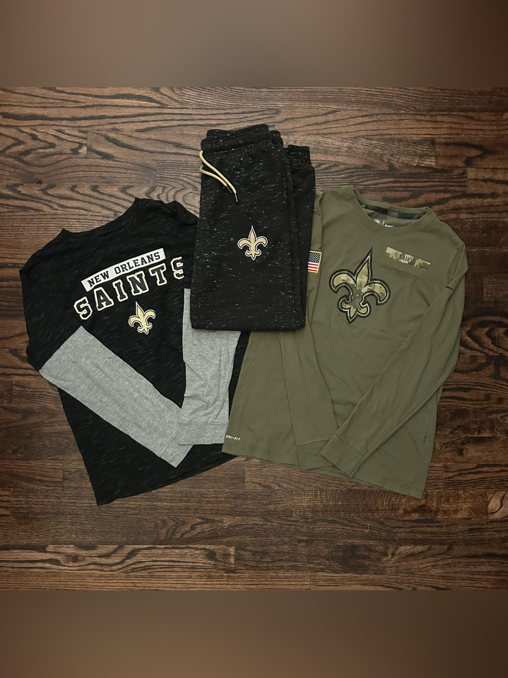 🏈 Boys New Orleans Saints 3-Piece Bundle